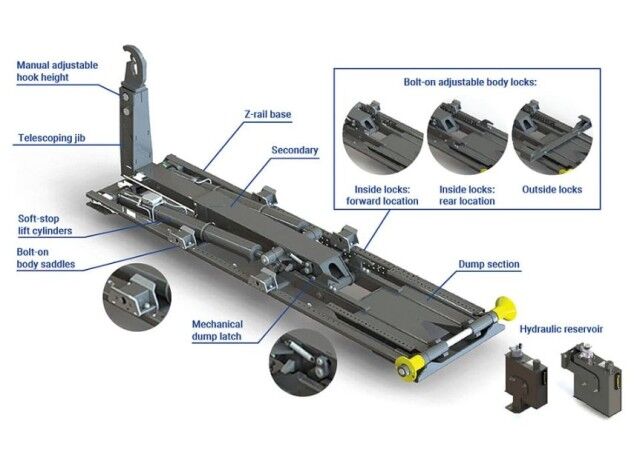 2025 Kenworth T280 Stellar NXT-18L Hook Lift Dumpster Truck