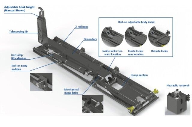 2025 Kenworth T280 Stellar NXT245 Hook Lift Truck