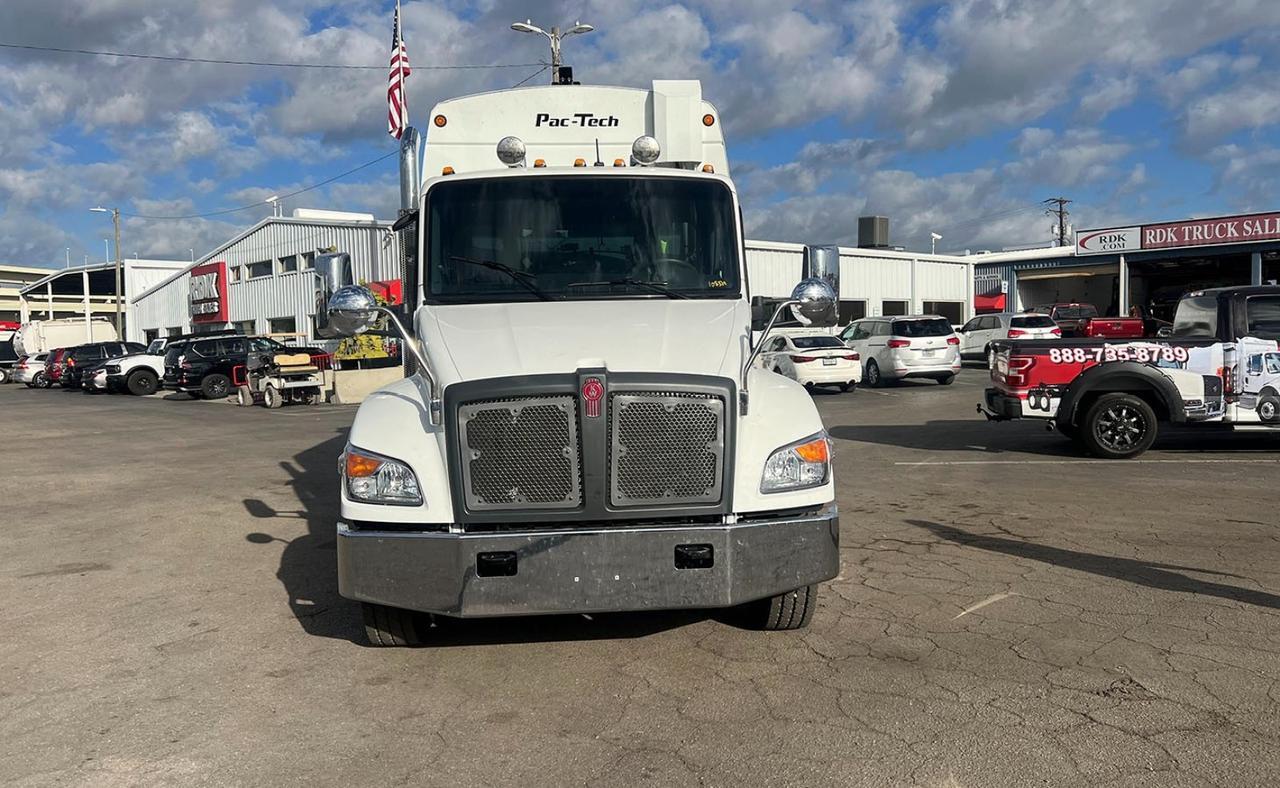 2025 Kenworth T480 25 Yard Pac Tech Rear Loader Garbage Truck