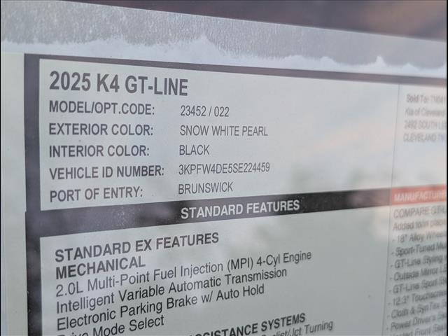 2025 Kia K4 GT-Line Chattanooga TN