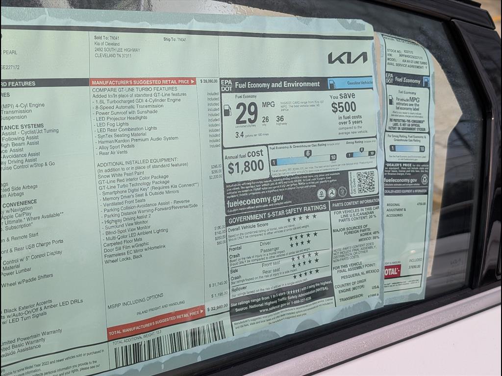 2025 Kia K4 GT-Line Turbo Chattanooga TN