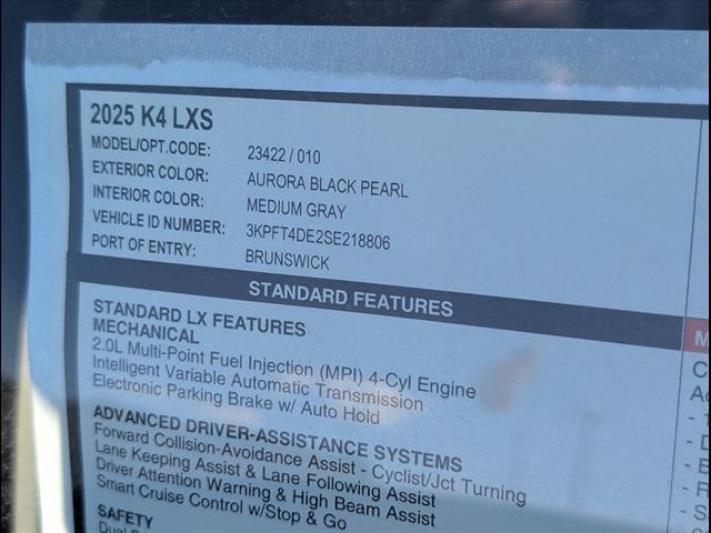 2025 Kia K4 LXS Chattanooga TN