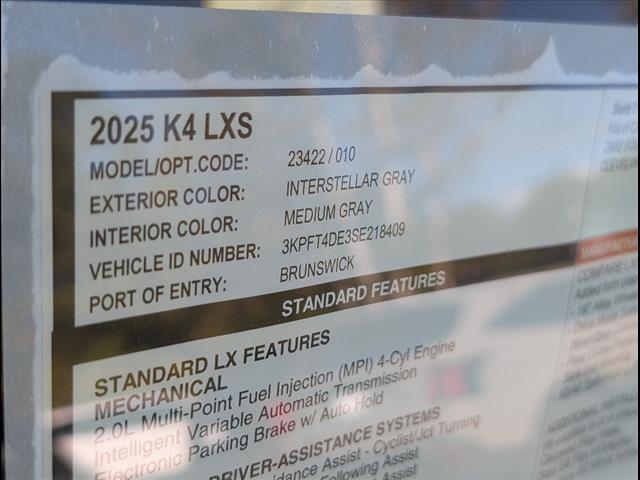 2025 Kia K4 LXS Chattanooga TN