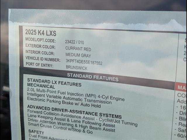 2025 Kia K4 LXS Chattanooga TN