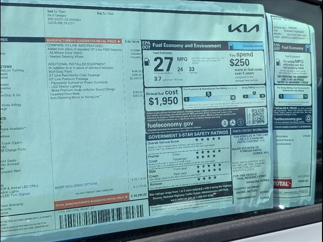 2025 Kia K5 GT-Line AWD Chattanooga TN