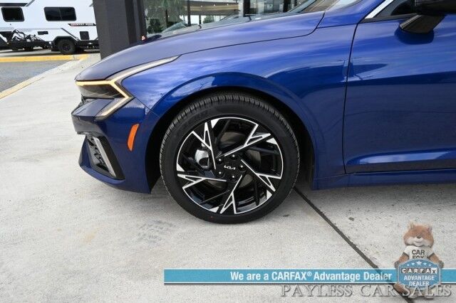 2025 Kia K5 GT-Line / AWD / Premium Pkg / Auto Start / Power & Heated Leather Seats / Heated Steering Wheel / Nav / Sunroof / Bose Speakers / Adaptive Cruise / Lane Depart & Blind Spot / Apple CarPlay & Android Auto / 1-Owner Anchorage AK
