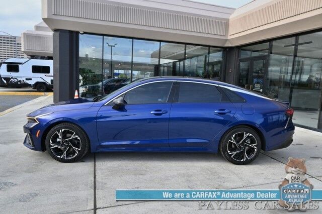2025 Kia K5 GT-Line / AWD / Premium Pkg / Auto Start / Power & Heated Leather Seats / Heated Steering Wheel / Nav / Sunroof / Bose Speakers / Adaptive Cruise / Lane Depart & Blind Spot / Apple CarPlay & Android Auto / 1-Owner Anchorage AK