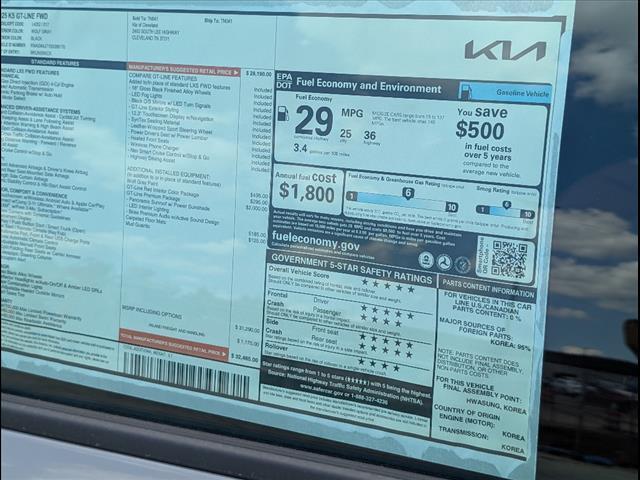 2025 Kia K5 GT-Line FWD Chattanooga TN