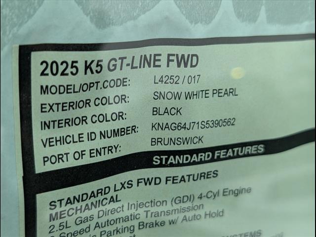 2025 Kia K5 GT-Line FWD Chattanooga TN