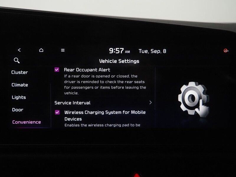 2025 Kia Niro EV Wind *NAVIGATION, SAFETY ALERTS, ADAPTIVE CRUISE, BACKUP-CAMERA, COLOR TOUCHSCREEN, HEATED SEATS/STEERING, POWER LIFTGATE, REMOTE START, WIRELESS CHARGING, ANDROID & APPLE Round Rock TX