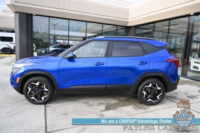 2025 Kia Seltos S / AWD / Auto Start / Heated Cloth Seats / Lane Departure & Blind Spot / Forward Collision Alert / Apple CarPlay & Android Auto / USB Input / Back Up Camera / Cruise Control / Keyless Entry & Start / Only 10k Miles / 1-Owner