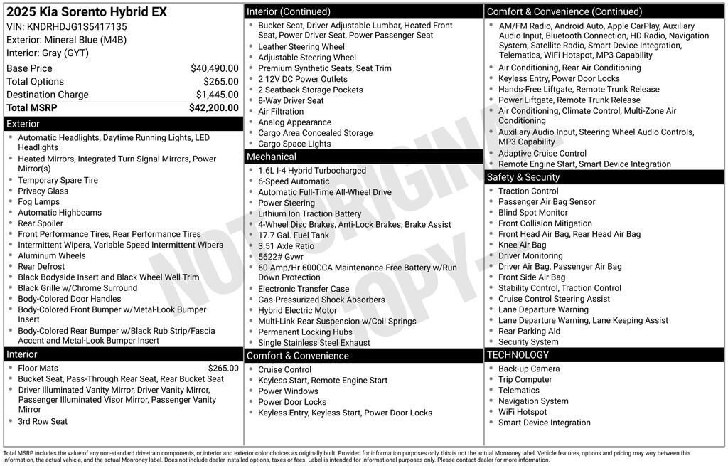 2025 Kia Sorento Hybrid EX Akron OH