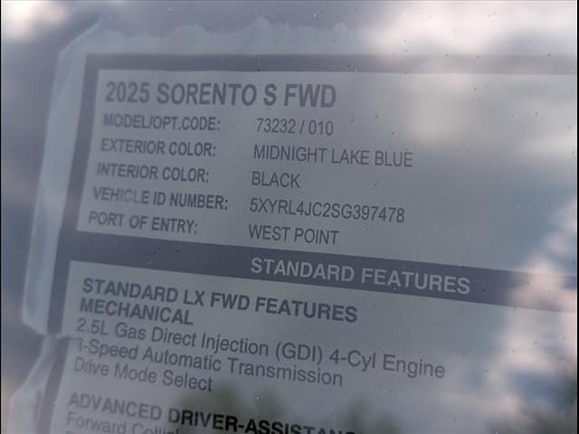 2025 Kia Sorento S Chattanooga TN
