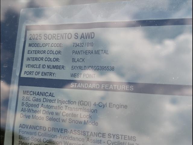 2025 Kia Sorento S Chattanooga TN