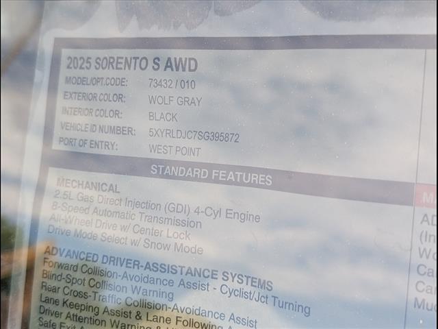 2025 Kia Sorento S Chattanooga TN