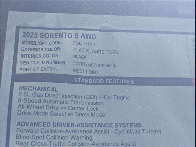 2025 Kia Sorento S Chattanooga TN