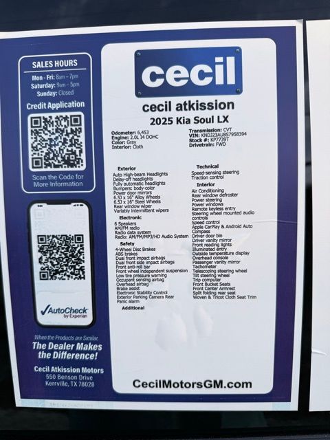 2025 Kia Soul LX Kerrville TX