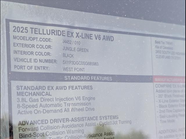 2025 Kia Telluride EX X-Line Chattanooga TN