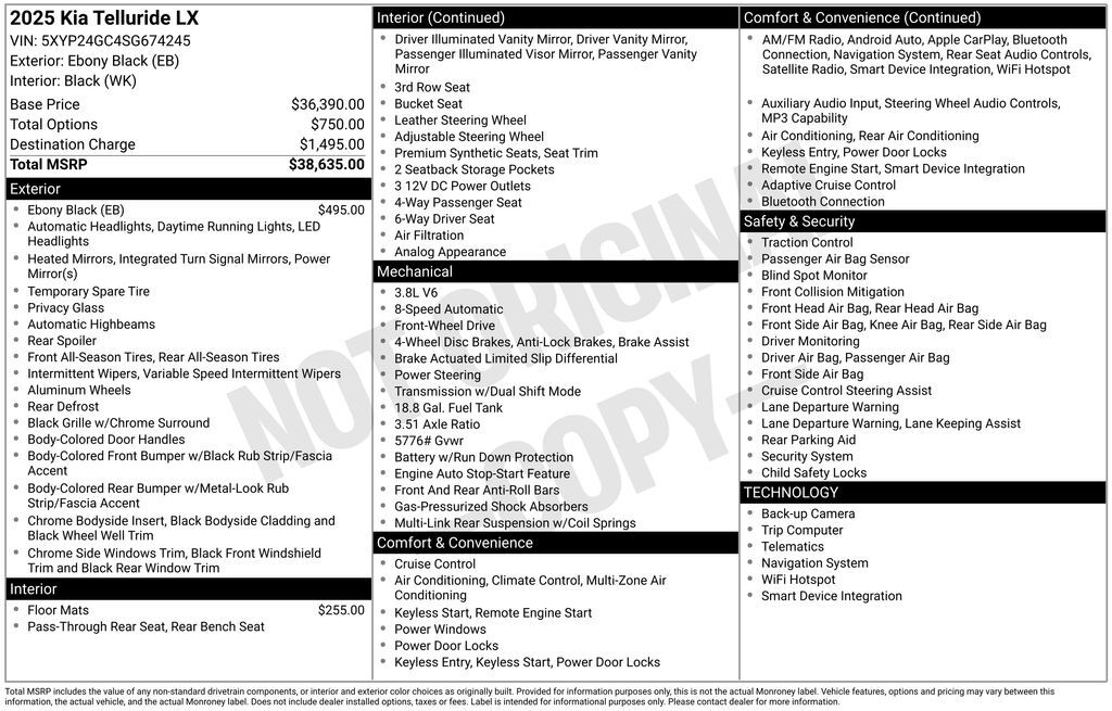 2025 Kia Telluride LX Akron OH