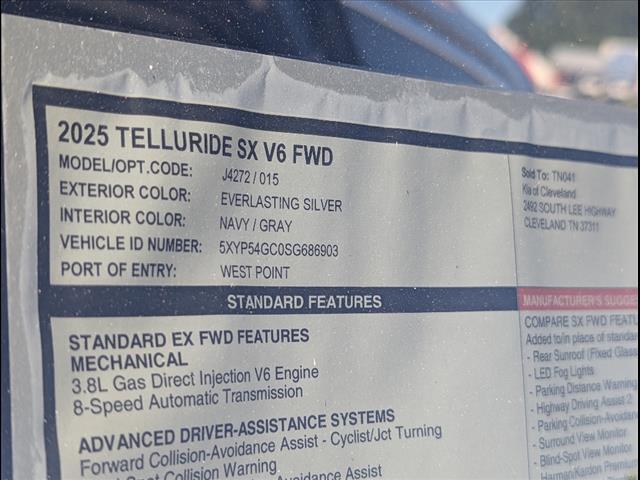 2025 Kia Telluride SX Chattanooga TN