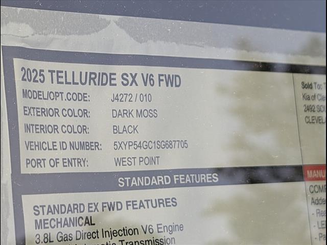2025 Kia Telluride SX Chattanooga TN