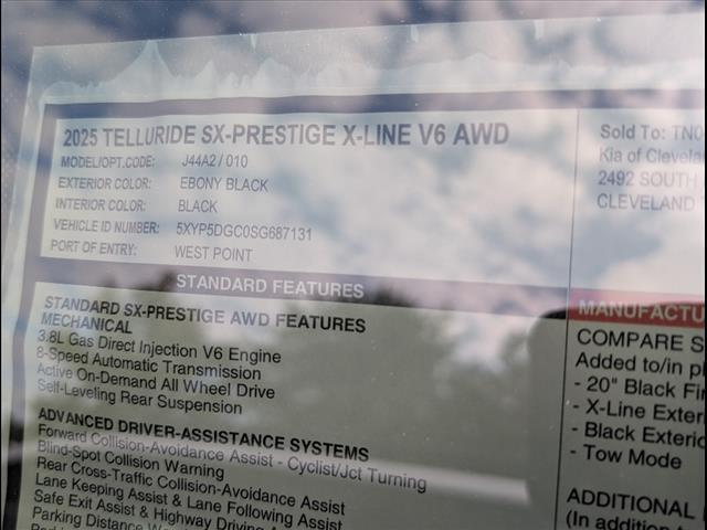 2025 Kia Telluride SX Prestige X-Line Chattanooga TN