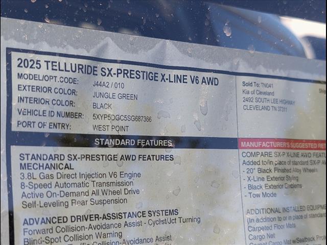 2025 Kia Telluride SX Prestige X-Line Chattanooga TN