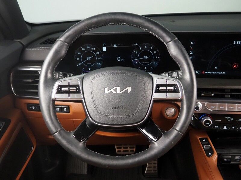 2025 Kia Telluride SX X-Line AWD *NAVIGATION, ADAPTIVE CRUISE, SAFETY ALERTS, 360 VIEW CAMERAS, DUAL PANEL MOONROOF, LEATHER, CLIMATE SEATS, HEATED STEERING, 2ND ROW CAPTAIN'S, POWER LIFTGATE, HARMAN/KARDON, WIRELESS CHARGING, ANDROID & APPLE Round Rock TX