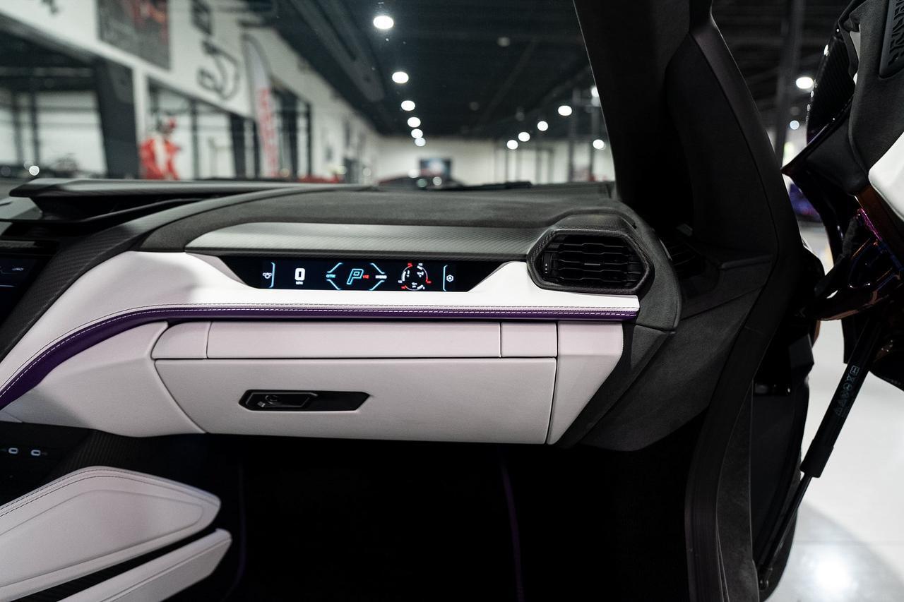 2025 Lamborghini Revuelto AD PERSONAM ALPHA BUILD! Blu Hal paint, Sportiva Bianco Leda/Viola Acutus interior AND MUCH MORE!! Fort Lauderdale FL