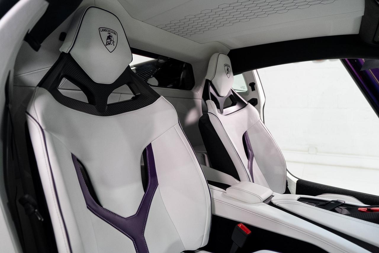2025 Lamborghini Revuelto AD PERSONAM ALPHA BUILD! Blu Hal paint, Sportiva Bianco Leda/Viola Acutus interior AND MUCH MORE!! Fort Lauderdale FL