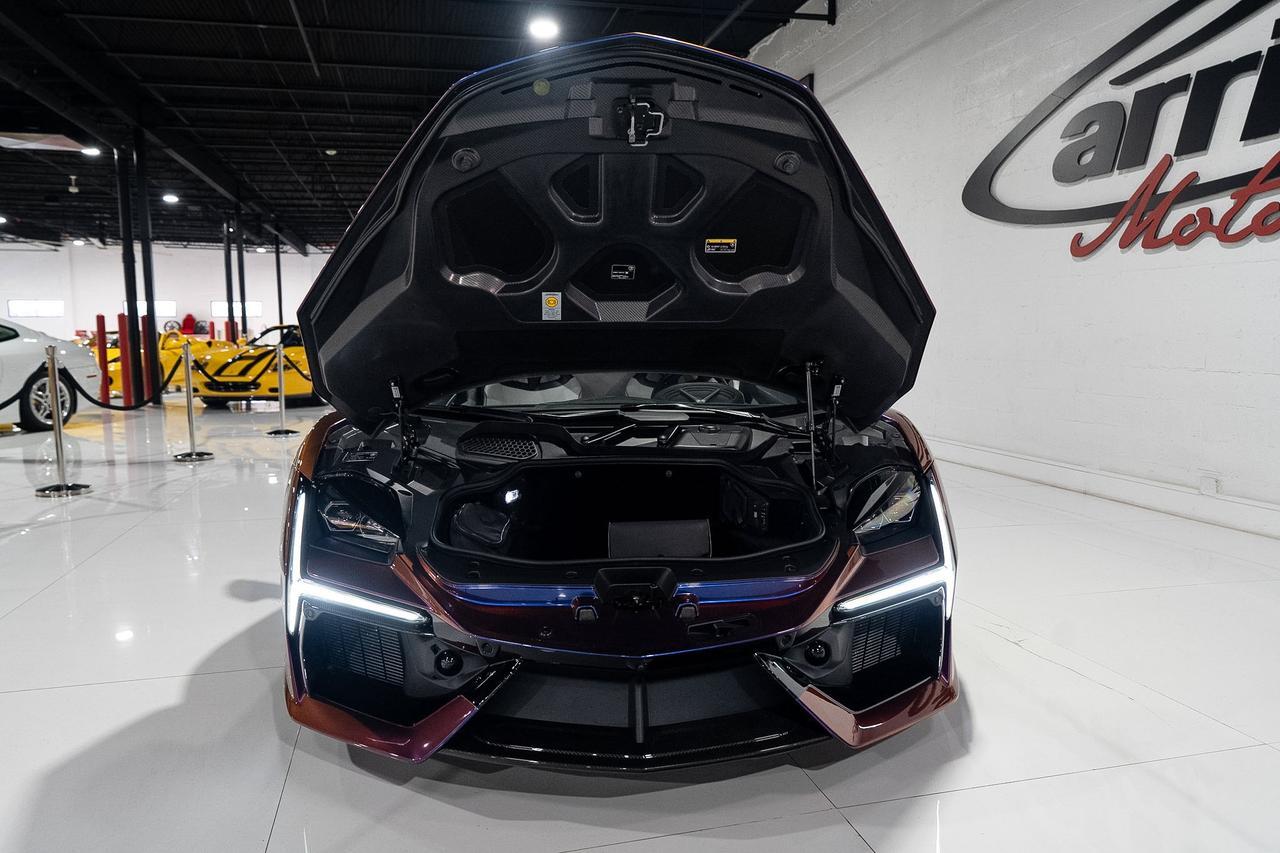 2025 Lamborghini Revuelto AD PERSONAM ALPHA BUILD! Blu Hal paint, Sportiva Bianco Leda/Viola Acutus interior AND MUCH MORE!! Fort Lauderdale FL