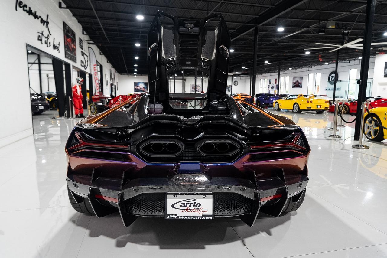 2025 Lamborghini Revuelto AD PERSONAM ALPHA BUILD! Blu Hal paint, Sportiva Bianco Leda/Viola Acutus interior AND MUCH MORE!! Fort Lauderdale FL