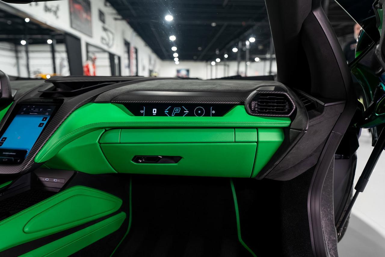 2025 Lamborghini Revuelto MASSIVE $874K WINDOW!! Verde Agave Lucido paint, Verde Viper interior, carbon galore AND MUCH MORE!! Fort Lauderdale FL