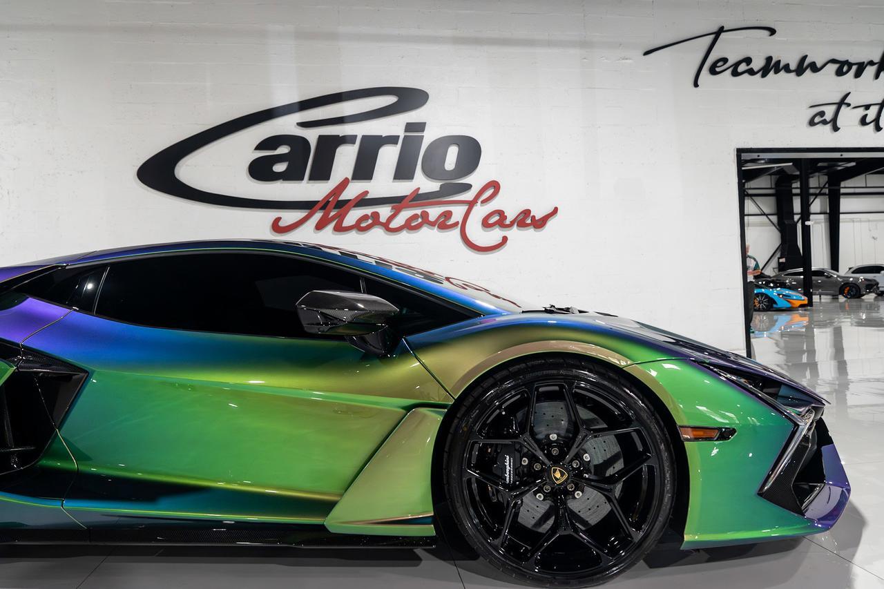 2025 Lamborghini Revuelto MASSIVE $874K WINDOW!! Verde Agave Lucido paint, Verde Viper interior, carbon galore AND MUCH MORE!! Fort Lauderdale FL