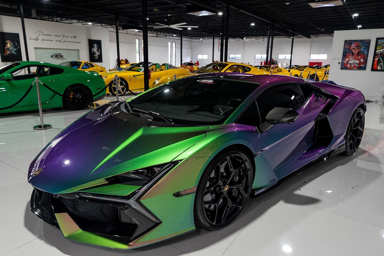2025 Lamborghini Revuelto MASSIVE $874K WINDOW!! Verde Agave Lucido paint, Verde Viper interior, carbon galore AND MUCH MORE!!