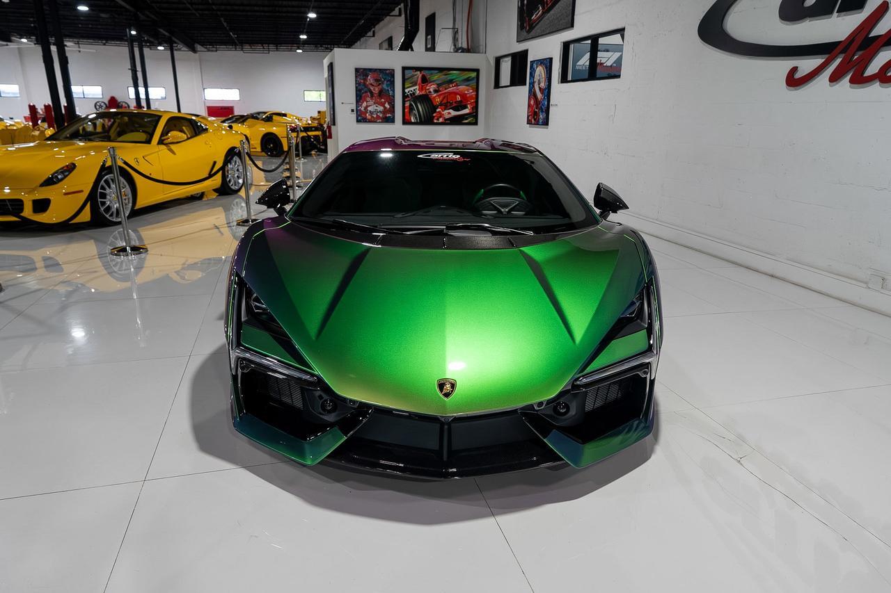 2025 Lamborghini Revuelto Verde Agave Lucido paint, Ad Personam Verde Viper interior, carbon galore AND MUCH MORE!!