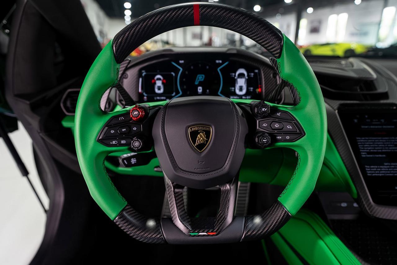 2025 Lamborghini Revuelto Verde Agave Lucido paint, Ad Personam Verde Viper interior, carbon galore AND MUCH MORE!! Fort Lauderdale FL