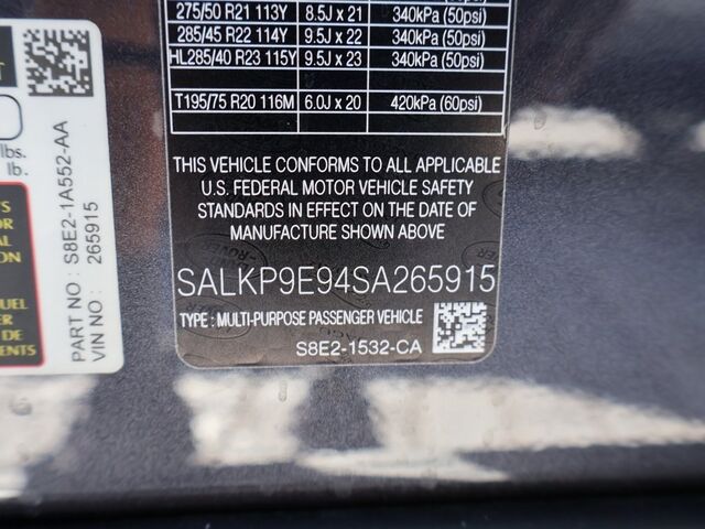 2025 Land Rover Range Rover SE Oshkosh WI