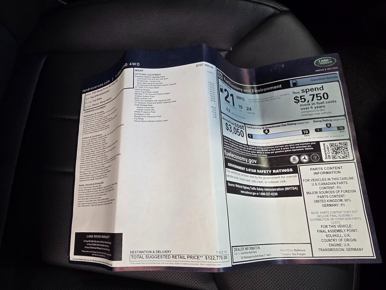 2025 Land Rover Range Rover SE Scottsdale AZ