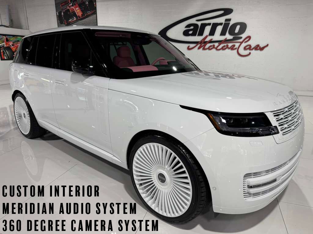 2025 Land Rover Range Rover SE custom interior, Meridian audio system, 360 degree camera system AND MUCH MORE!!