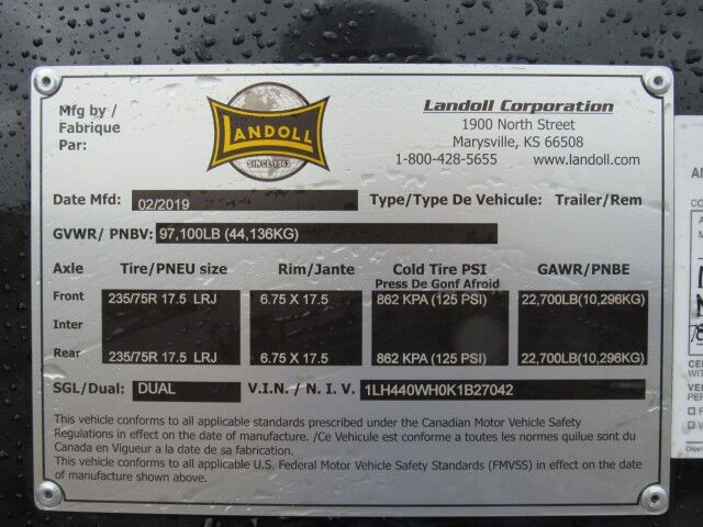 2025 Landoll 440B Traveling Axle Miami FL