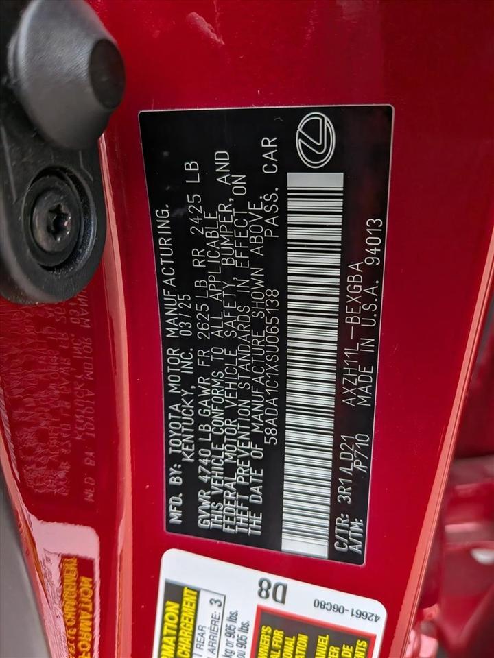 2025 Lexus ES 300h Roseville CA