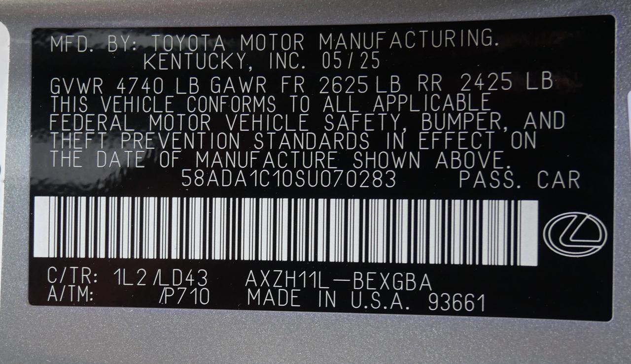 2025 Lexus ES 300h San Juan TX