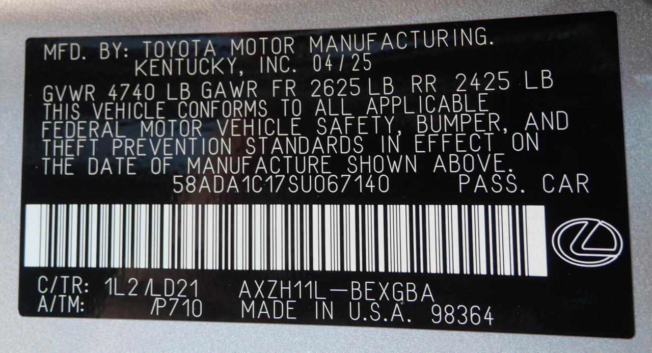 2025 Lexus ES 300h San Juan TX