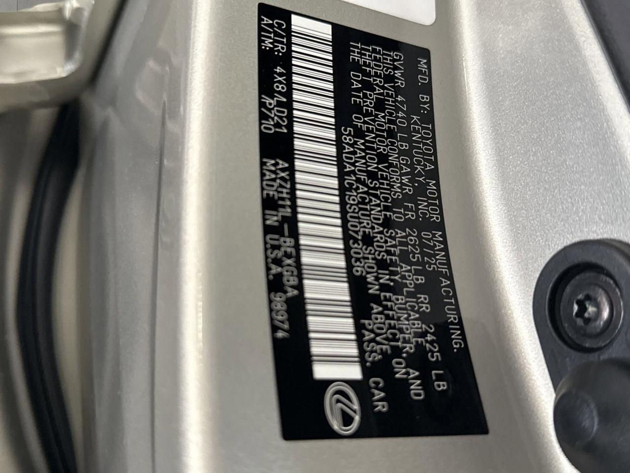 2025 Lexus ES 300h San Antonio TX