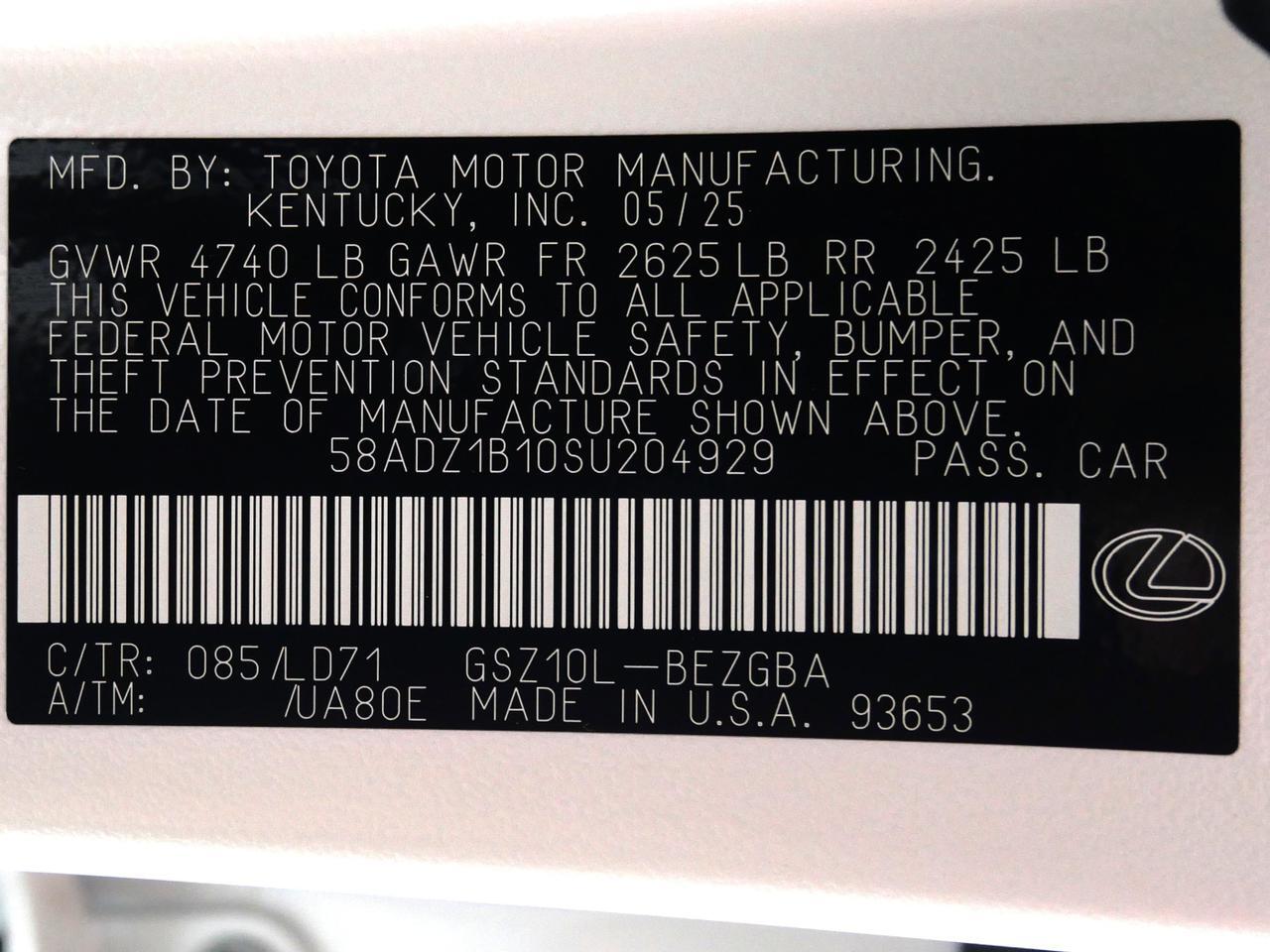 2025 Lexus ES 350 San Juan TX