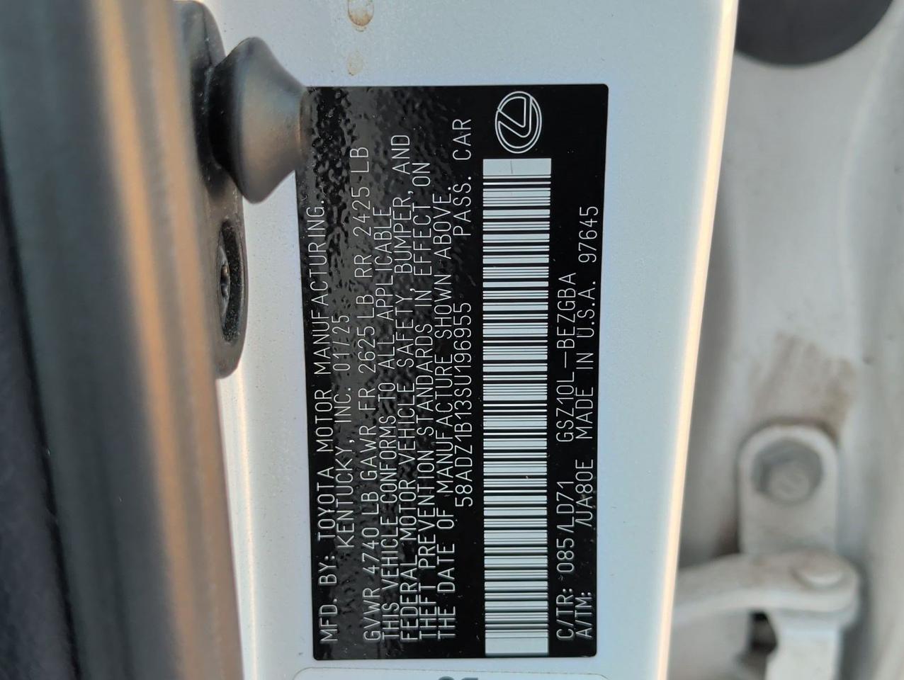 2025 Lexus ES 350 San Juan TX