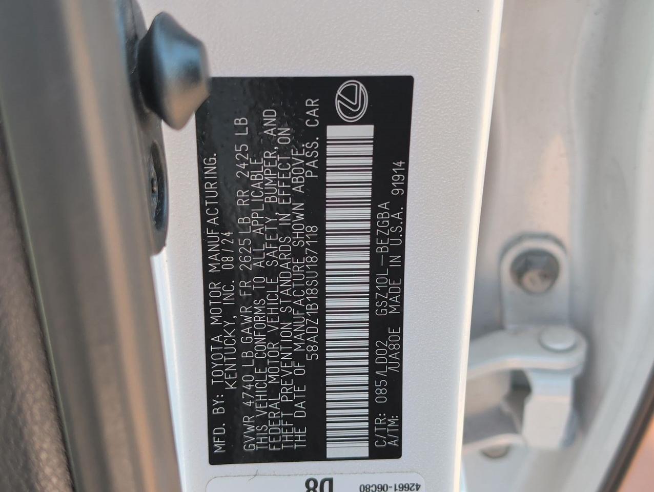 2025 Lexus ES 350 San Juan TX