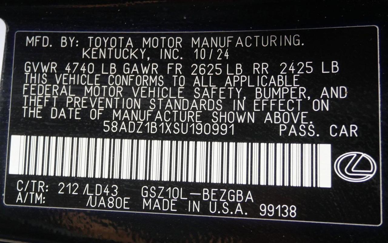 2025 Lexus ES 350 San Juan TX