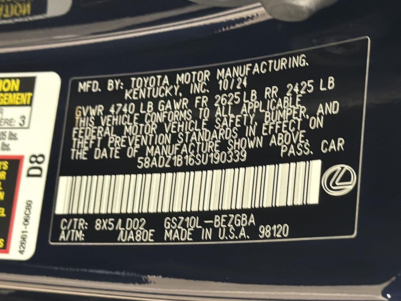 2025 Lexus ES 350 San Antonio TX